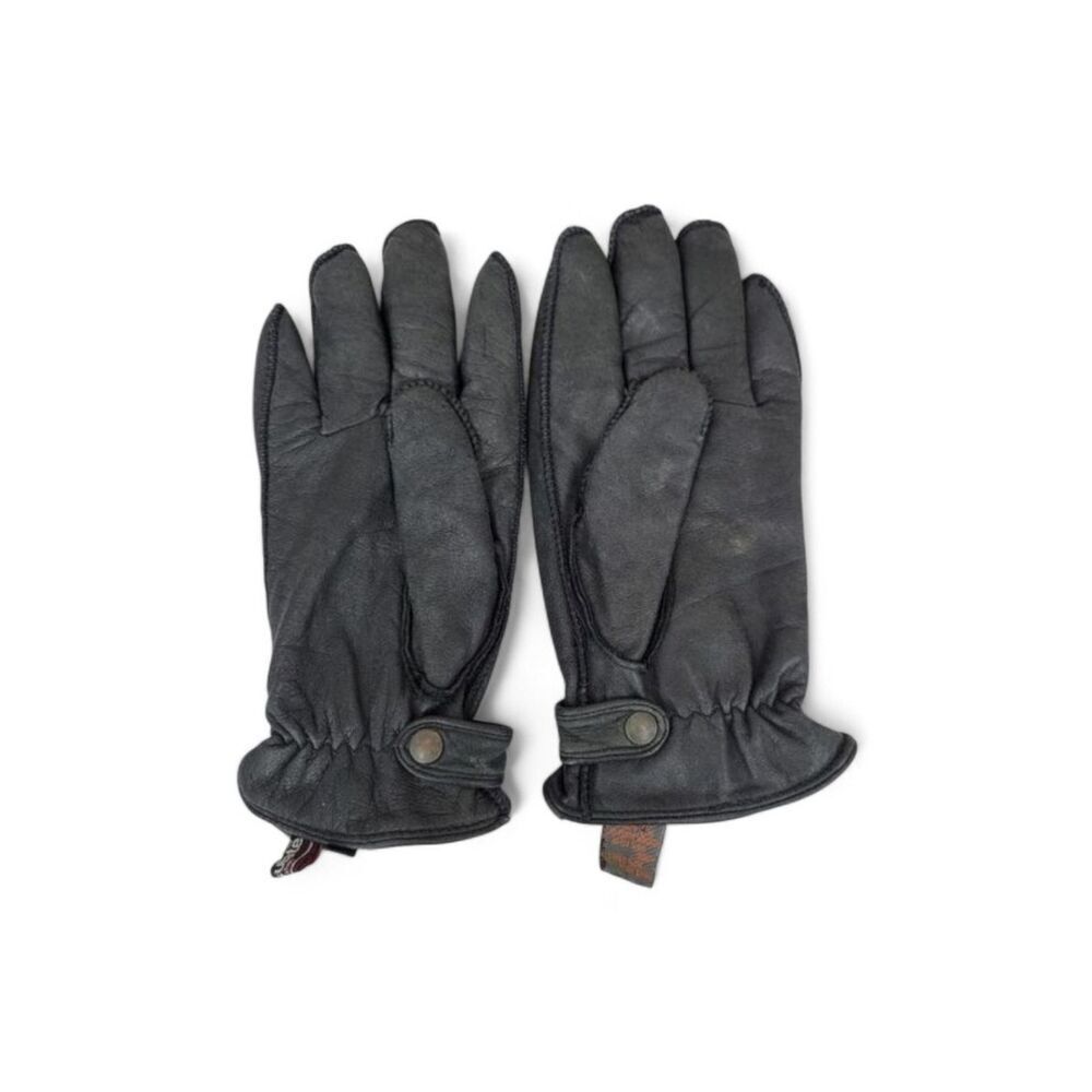 Adventure Bound Men's Vintage Black Leather Gloves Thinsulate